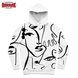 Berrak High Quality Sublimation Hoodies 3 Styles Real American US Size Sublimation Printing Plus size 3XL 4XL 5XL 6 - Product Image 3