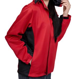Chaqueta FMF Vietnam Resistente al Viento, Impermeable y Transpirable, con Cierre de Cremallera, 100% Poliéster, Unisex, Color Rojo-Negro Sólido, Térmica - Product Image 1