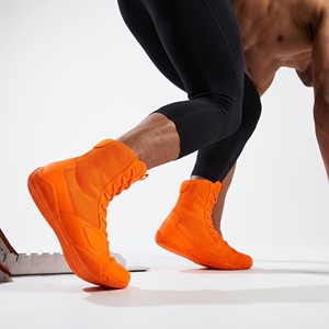 Dumela Adult Customizable Boxing <b>Boots</b> Leather <b>High</b> <b>Top</b> Training Shoes Eco-Friendly Breathable Comfortable Durable - Product Image 3
