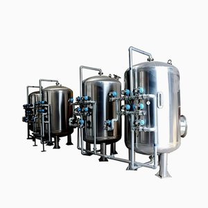 Tanque de Filtración Industrial Multifuncional para Tratamiento de Aguas Residuales, <span class=keywords><strong>Filtro</strong></span> de Arena de Cuarzo de Alta Eficiencia - Product Image 4