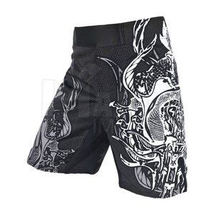 วิ่งผู้ชายที่กำหนดเอง MMA กางเกงขาสั้น2023การออกแบบล่าสุด MMA กางเกงขาสั้นสำหรับผู้ชายที่มีอยู่ทำในปากีสถาน - Product Image 1