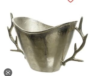 Cubo enfriador de metal para vino y cerveza, superventas, con asa de asta, fácil de limpiar, capacidad de 5L, precio mayorista, fundición artesanal para servir - Product Image 1