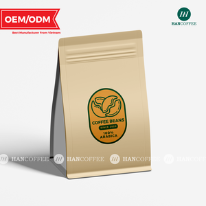 ODM OEM กาแฟโรบัสต้าแท้ 100% จากเวียดนาม กาแฟสำหรับชงแบบ Pour Over เมล็ดกาแฟคั่วกลาง บรรจุภัณฑ์ขนาดใหญ่ - Product Image 4