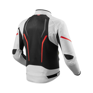 Motorcycle <b>Jacket</b> Windproof Waterproof Patchwork Stand Collar Slim <b>Racing</b> <b>Jacket</b> with Front Logo - Product Image 1