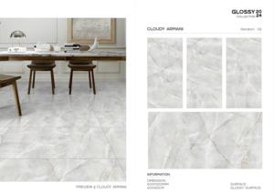 Azulejo de Porcelana Brillante de Gran Tamaño Premium 600x1200, Formato Grande, Superficie Pulida, Diseño para Paredes y Pisos Interiores y Exteriores - Product Image 4