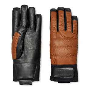 Achetez des gants d'hiver en cuir chauffants de qualité supérieure, gants de travail imperméables à la neige pour le vélo, le ski et les activités par temps froid - Product Image 1