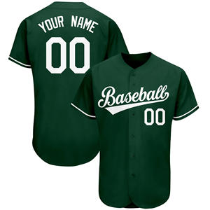 Maillot de baseball unisexe de qualité supérieure fabriqué au Pakistan, avec design imprimé, entièrement boutonné, 100 % polyester - Product Image 3