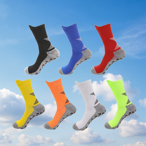 Children Youth Crew <b>Thick</b> Knitted Breathable Anti Slip Football Socks Polyester Cotton Summer Birlag Sports - Product Image 3