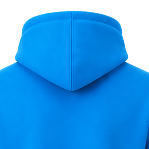 เสื้อฮู้ดผู้ชายสีฟ้าอมเขียวแบบสั่งทำพิเศษ แขนยาว ทรงปกติ ผ้าฟลีซ มีเชือกผูกฮู้ด กระเป๋าจิงโจ้ ชุดกีฬา - Product Image 5