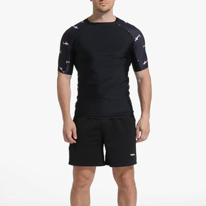 High Quality Half Sleeve Rash Guard Breathable Sports Compression <b>Shirt</b> Professional Supplier - Product Image 5