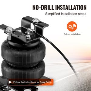 Kit de suspension pneumatique compatible Chevrolet Silverado 2500/3500HD GMC pour Sierra 2001-2010, suspensions de camion - Product Image 6