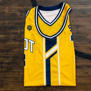 Camisetas de Baloncesto de Alta Calidad, Ropa Deportiva sin Mangas, Número y Nombre del Equipo, Camiseta de Baloncesto 100% Poliéster, Camiseta Deportiva sin Mangas - Product Image 4