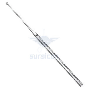 Curette Buck 16,5 cm / 6-1/2 pouces Fig. Curette chirurgicale en acier inoxydable à bout arrondi pour l'extraction précise des tissus - Product Image 2