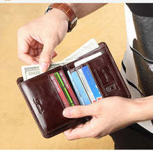 Portefeuille pour homme de haute qualité, moderne, en cuir synthétique imperméable, fin, élégant, durable, avec porte-cartes - Product Image 5