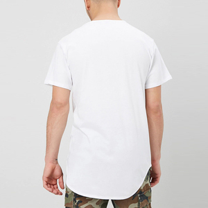 T-shirts pour hommes à manches courtes, col rond, 100% coton peigné épais, en velours côtelé, nouveau style, vierges, imprimables, séchage rapide - Product Image 4