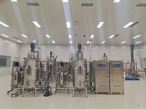 Biorreactor de Acero Inoxidable Pilot, Equipo de Fermentación Industrial Probiótico, Reactor de <span class=keywords><strong>Flujo</strong></span> Continuo, Bomba de Motor Automática, 15L - Product Image 2