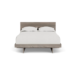 Wholesale Modern Floating <b>Platform</b> <b>Bed</b> | Solid Wood Sled Base <b>Bed</b> <b>Frame</b> - Product Image 1