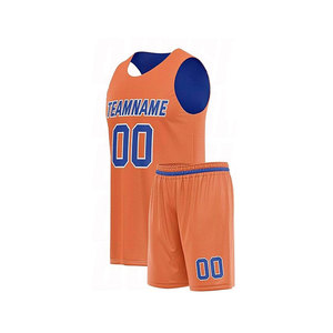 Vêtements de sport d'extérieur respirants de haute qualité, meilleur design, service OEM personnalisé, uniforme de basketball réversible - Product Image 5