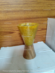 Madkhan de Madera Artesanal con Soporte para Oud Mejorado con Resina para un Aroma Profundo, Decoración para Esquinas de Meditación en el Hogar y Bendiciones del Ramadán - Product Image 2