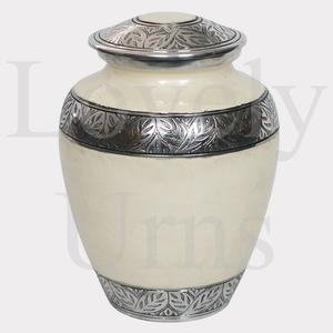 Urna Funeraria Blanca Natural para Cenizas Humanas, Urna Conmemorativa para Adultos, Recipiente Decorativo para Cenizas, Urna para Entierro - Product Image 2