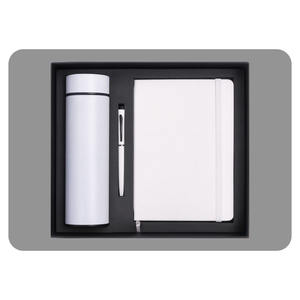 Set de Regalo Profesional de Oficina Personalizado: Libreta de Cuero PU, Bolígrafo, Botella de Agua de Viaje, Caja de Regalo con Color Personalizado - Product Image 4