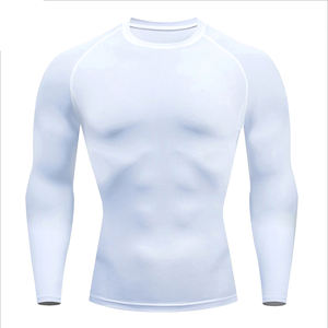 Chemises de compression pour hommes grandes tailles de haute qualité, en satin tricoté robuste, imprimés unis, respirantes, style décontracté, vente en gros Pakistan - Product Image 5