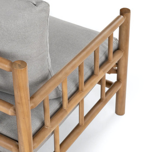 Ensemble de canapés en rotin d'extérieur moderne avec coussins résistants aux intempéries et durables pour villa, maison d'hôtes, hôtel, cour, jardin, terrasse - Product Image 2