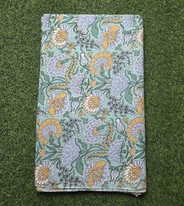 Tissu en coton respirant à imprimé animalier Sanganeri, léger, imprimé floral, pour la couture de vêtements pour filles, prix d'usine, vente chaude - Product Image 2