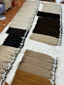 Extensiones de Cabello Humano Premium de Color Frío, Cabello Europeo de Alta Calidad, Solo Cabello Virgen Directamente de Fábrica - Product Image 6