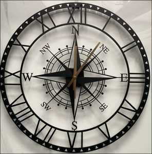 Luxury Modern Wooden Wall <b>Clock</b> Black Wooden <b>Clock</b> Decorative Wood & <b>Metal</b> Wall <b>Clock</b> for Home Decor - Product Image 5