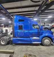 Tracteur routier diesel haute puissance 6x4 avec cabine couchette pour le transport de conteneurs portuaires, véhicule de transport lourd diesel