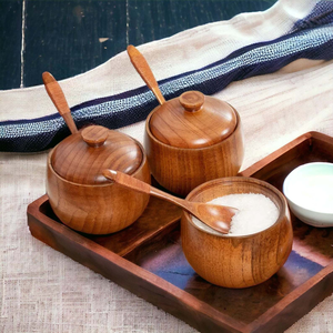 Pot à sucre artisanal classique de haute qualité pour le café et le sucre – Contenant alimentaire d'exportation - Product Image 1