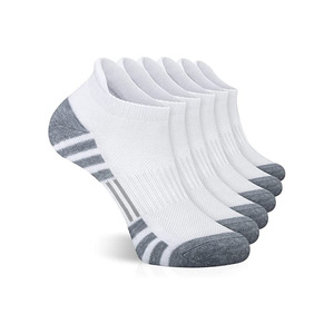 Wholesale <b>Men's</b> Premium Cotton Business Casual Ankle <b>Socks</b> – Breathable Summer Crew <b>Socks</b> in <b>White</b> Brown & Blue with Custom Size - Product Image 6