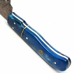 Cuchillo de Chef LEGACY BLADES de Acero de Damasco, Forjado a Mano, Estilo Japonés, Mango de Madera, 12 Pulgadas, Ambidiestro, Ecológico, Apto para Lavavajillas - Product Image 5