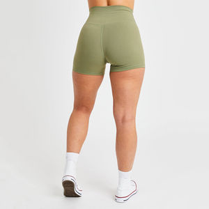 Shorts de sport d'été pour femmes à taille haute, best-seller, faible MOQ, confortables, respirants, coupe ajustée, style motard, service OEM - Product Image 4