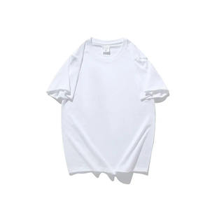 T-shirt Homme 100% Coton Coupe Ample Respirant Séchage Rapide Couleur Unie Personnalisable Imprimé ou Vierge Prix de Gros Abordable - Product Image 1