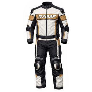 Traje de Motociclismo Unisex de Verano, Impermeable y Resistente al Desgaste, Chaqueta y Pantalones de Secado Rápido con Almohadillas Extraíbles, Ropa para Carreras de Autos - Product Image 3