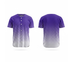 Maillot de baseball OEM – Vêtements de sport personnalisés par sublimation |   Kit de baseball d'équipe avec logo et numéros personnalisés |   Polyester respirant - Product Image 2