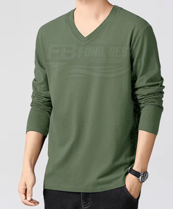 Camiseta de Cuello Redondo para Hombre, Corte Regular, Spandex/Poliéster, Tejido de Punto de 150 g/m, Diseño Deportivo Sólido, Transpirable, Diseño Personalizado - Product Image 6