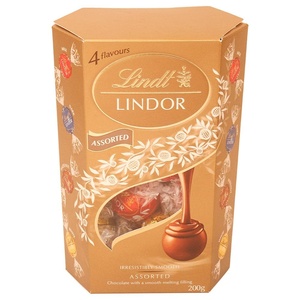 LINDOR Milk & White Cornet 200g Irresistible Smooth Chocolate Assortment Premium <b>Quality</b> <b>Sweet</b> Treat for Family & Friends - Product Image 4