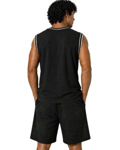 Camiseta sin Mangas Negra para Hombre, Jersey de Algodón Premium, Chaleco Informal para Gimnasio y Fitness, Ligero, Transpirable, Ajuste Personalizado - Product Image 2