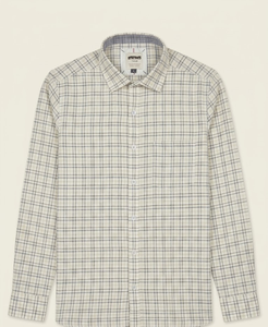 Camisa Casual de Hombre con Doble Botonadura y Micro Cuadros, 100% Algodón Transpirable, Verano, ODM - Product Image 1