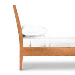 Wholesale Mid-Century Modern Solid Wood Platform <b>Bed</b> | Scandinavian Light Wood Double <b>Bed</b> Frame - Product Image 4