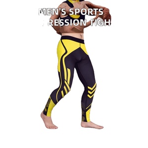 Mallas de Compresión de Secado Rápido y Alta Elasticidad para Hombre, Transpirables, con Estampado, para Deportes, Correr, Fitness, Baloncesto, Fútbol, Entrenamiento - Product Image 2