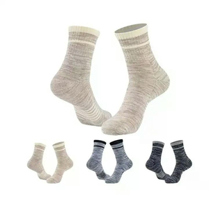 Premium Quality Thin Bamboo <b>Socks</b> for <b>Men</b> Quick Dry Anti-Bacterial Crew Business <b>Socks</b> Custom Logo Bottom Hot Selling - Product Image 5