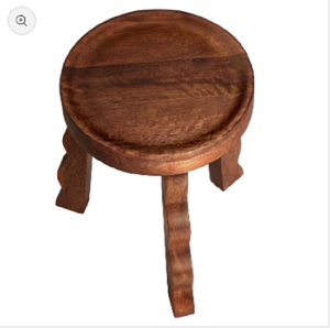 Taburete de Madera Cambridge, Mueble Clásico de Asiento con Diseño de Madera Natural para Sala de Estar, Cocina, Comedor, Cafetería e Interiores - Product Image 4