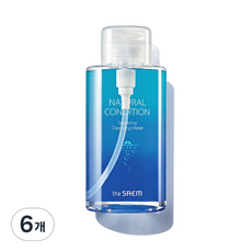 Offre spéciale : Eau nettoyante naturelle pétillante à l'acide hyaluronique The Saem, 6 unités de 500 ml, format liquide - Product Image 1