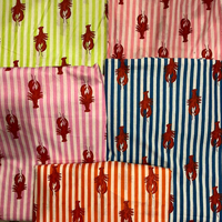 Tela de Algodón 100% Orgánico Ligero Estampado a Mano para Vestidos, Cortinas, Bolsos y Fundas - Precio de Fábrica por Yarda