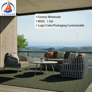 Luxury <strong>Patio</strong> Set Contemporary Outdoor <strong>Furniture</strong> Set Waterproof <strong>Clearance</strong> Loveseat Outdoor <strong>Furniture</strong> for Home - Product Image 6