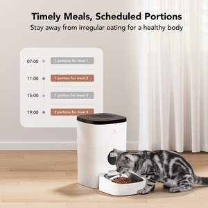 PETLIBRO Smart Automatic <b>Cat</b> <b>Feeder</b> with Custom Feeding Schedule, Interactive Voice Recorder and Automatic Food Dispenser - Product Image 2